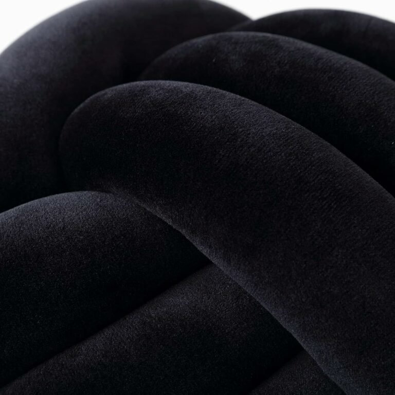 Petrella Knot Pillow Throw Pillows Ball Round Cute 4