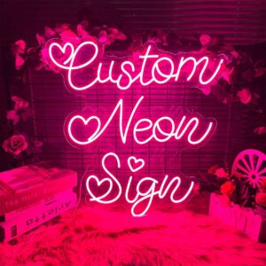 Custom Neon Signs for Wall Decor Personalized LED Neon Sign Creator