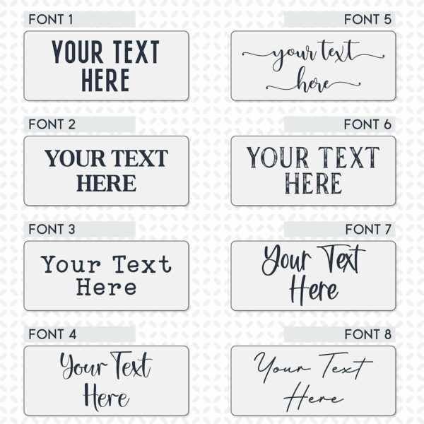 Personalized Signs for Home, Custom Sign with Any Text, 3 Sizes – 12 Background Options & 8 Fonts – Customizable Sign 11X5