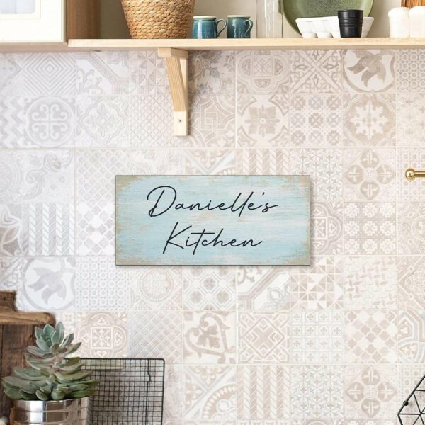 Personalized Signs for Home, Custom Sign with Any Text, 3 Sizes – 12 Background Options & 8 Fonts – Customizable Sign 11X5